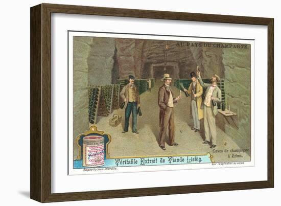 Reims Champagne Caves-null-Framed Art Print