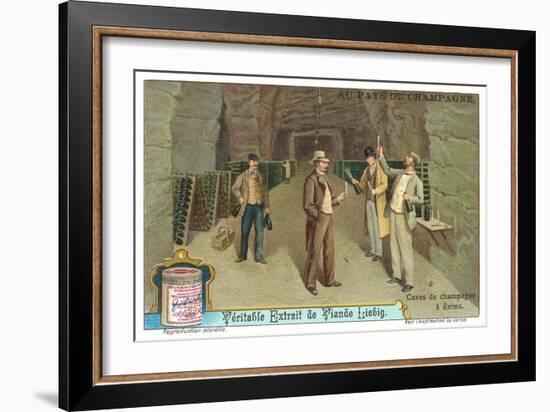 Reims Champagne Caves-null-Framed Art Print