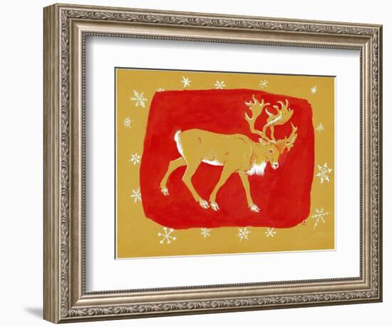 Reindeer, 1960s-George Adamson-Framed Giclee Print