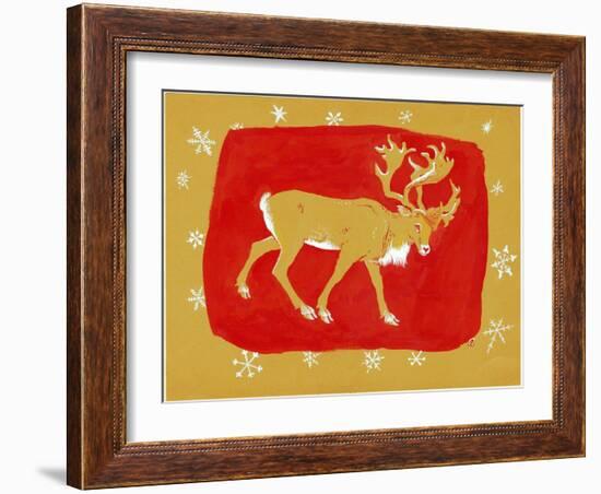 Reindeer, 1960s-George Adamson-Framed Giclee Print