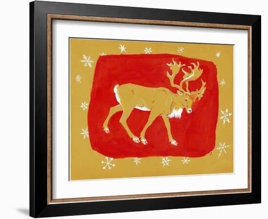 Reindeer, 1960s-George Adamson-Framed Giclee Print