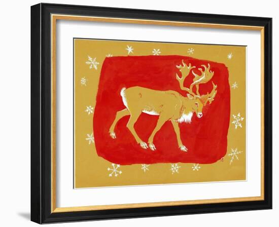 Reindeer, 1960s-George Adamson-Framed Giclee Print