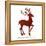 Reindeer 1-Erin Clark-Framed Premier Image Canvas