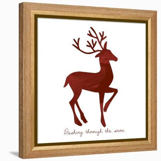 Reindeer 1-Erin Clark-Framed Premier Image Canvas