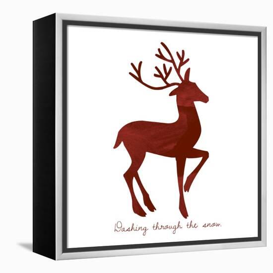 Reindeer 1-Erin Clark-Framed Premier Image Canvas