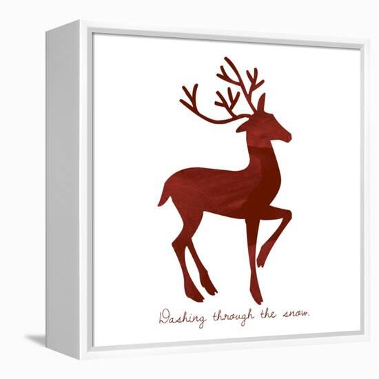 Reindeer 1-Erin Clark-Framed Premier Image Canvas