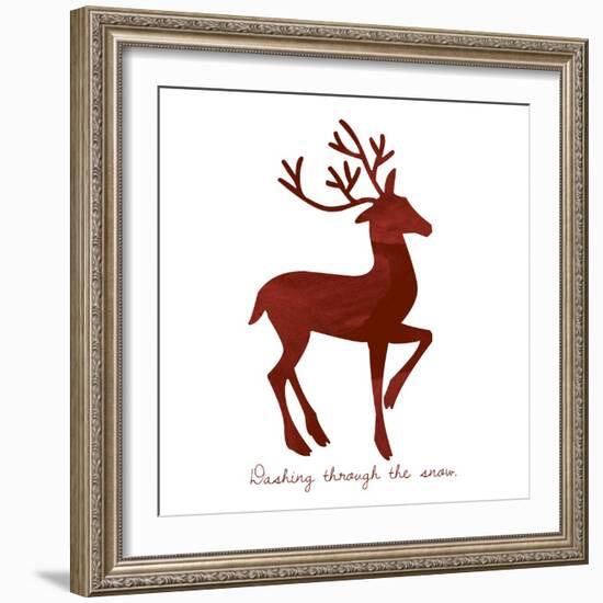 Reindeer 1-Erin Clark-Framed Giclee Print