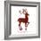 Reindeer 1-Erin Clark-Framed Giclee Print