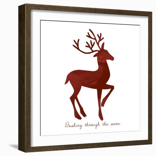 Reindeer 1-Erin Clark-Framed Giclee Print