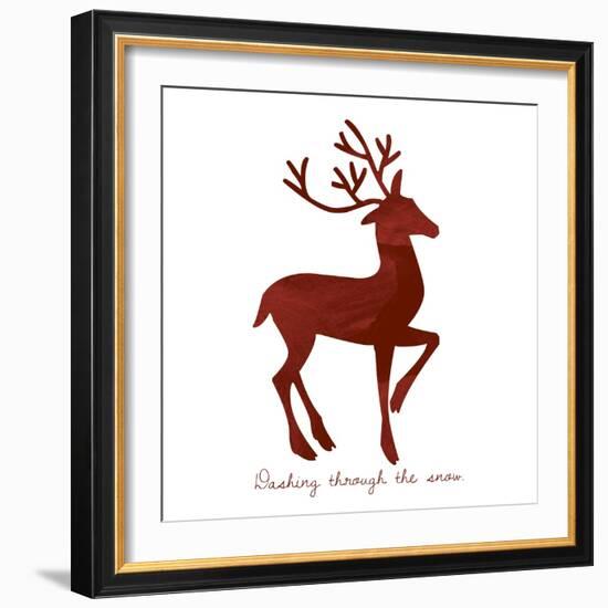 Reindeer 1-Erin Clark-Framed Giclee Print