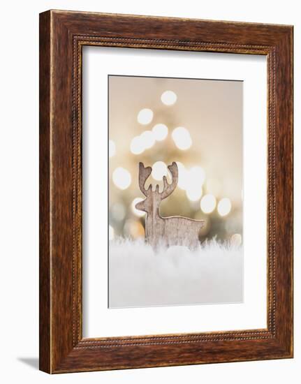 Reindeer - a Christmas Decoration-Petra Daisenberger-Framed Photographic Print