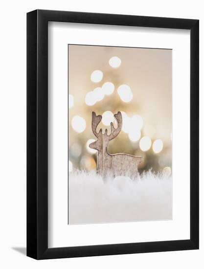 Reindeer - a Christmas Decoration-Petra Daisenberger-Framed Photographic Print