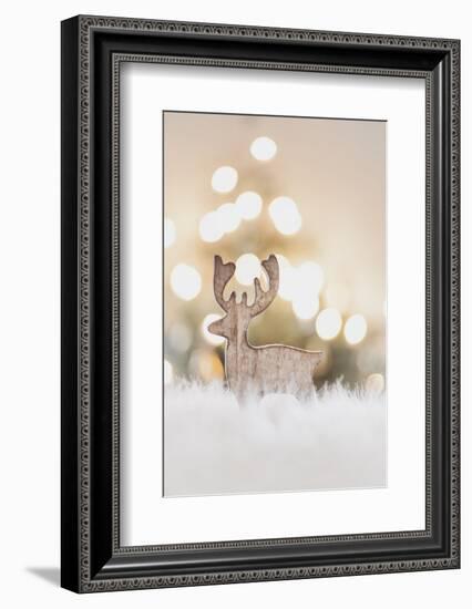 Reindeer - a Christmas Decoration-Petra Daisenberger-Framed Photographic Print