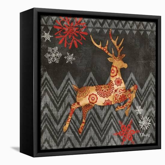 Reindeer Dance I-Paul Brent-Framed Stretched Canvas