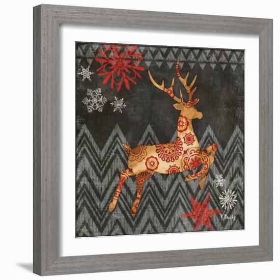 Reindeer Dance I-Paul Brent-Framed Art Print