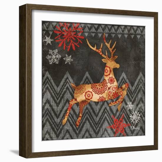 Reindeer Dance I-Paul Brent-Framed Art Print