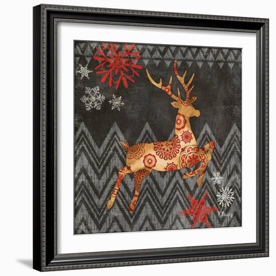 Reindeer Dance I-Paul Brent-Framed Art Print