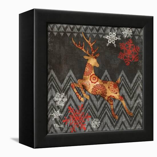 Reindeer Dance II-Paul Brent-Framed Stretched Canvas