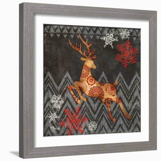 Reindeer Dance II-Paul Brent-Framed Art Print