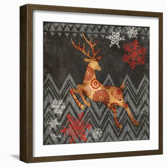 Reindeer Dance II-Paul Brent-Framed Art Print