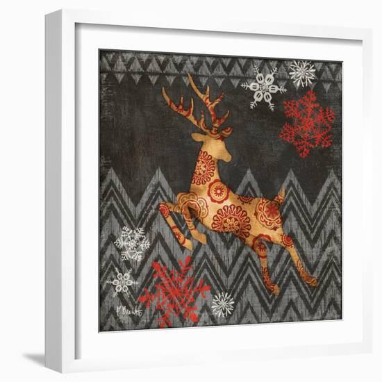 Reindeer Dance II-Paul Brent-Framed Art Print