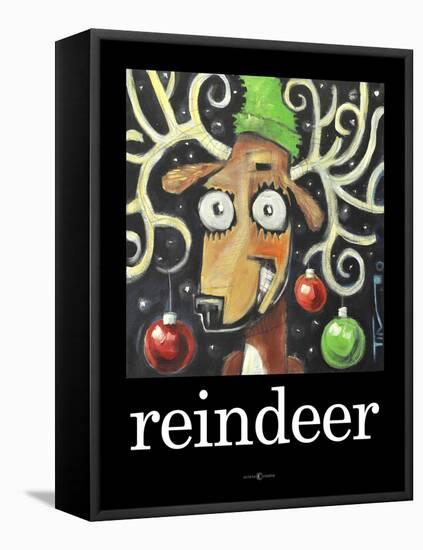 Reindeer Poster-Tim Nyberg-Framed Premier Image Canvas