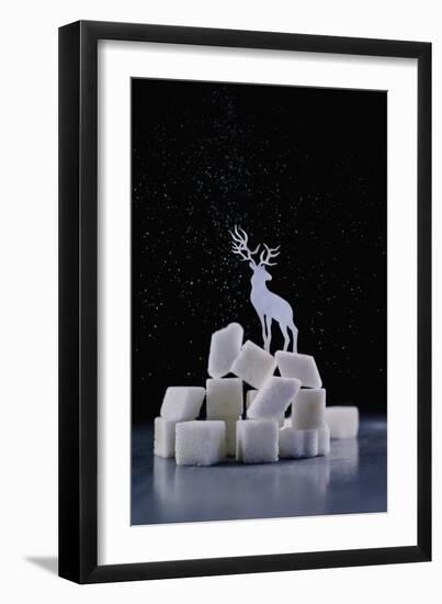 Reindeer (Powdered Sugar)-Dina Belenko-Framed Giclee Print