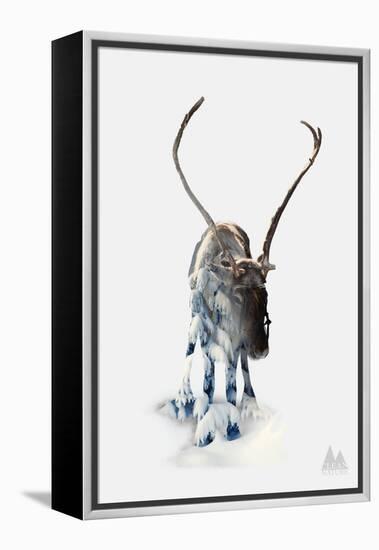 Reindeer-null-Framed Premier Image Canvas