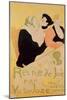 Reine De Joie, 1892 (Colour Litho)-Henri de Toulouse-Lautrec-Mounted Giclee Print