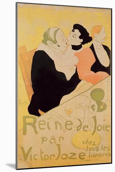 Reine De Joie, 1892 (Colour Litho)-Henri de Toulouse-Lautrec-Mounted Giclee Print