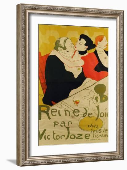 Reine De Joie, 1892-Henri de Toulouse-Lautrec-Framed Giclee Print