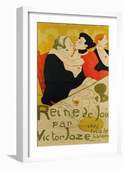 Reine De Joie, 1892-Henri de Toulouse-Lautrec-Framed Giclee Print