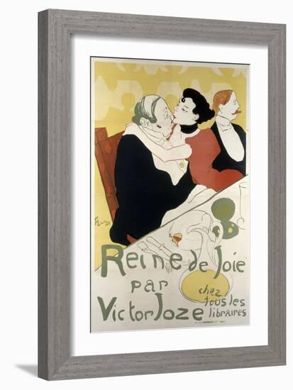 Reine De Joie, 1892-Henri de Toulouse-Lautrec-Framed Giclee Print