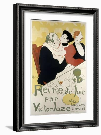 Reine De Joie, 1892-Henri de Toulouse-Lautrec-Framed Giclee Print