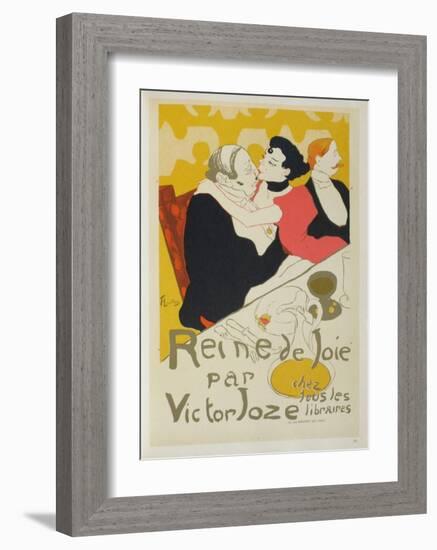 Reine de joie-Henri de Toulouse-Lautrec-Framed Collectable Print