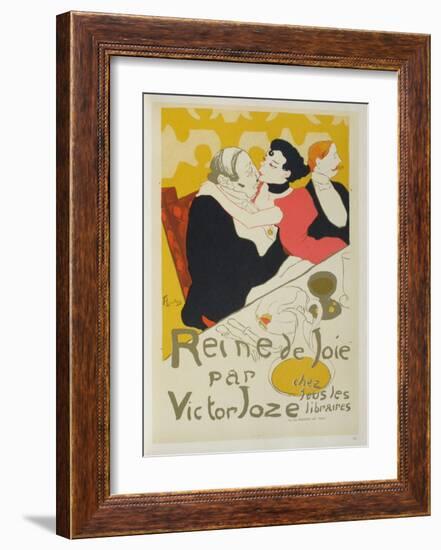 Reine de joie-Henri de Toulouse-Lautrec-Framed Collectable Print