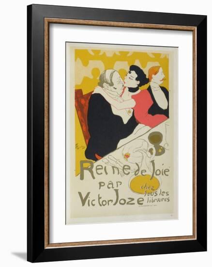 Reine de joie-Henri de Toulouse-Lautrec-Framed Collectable Print