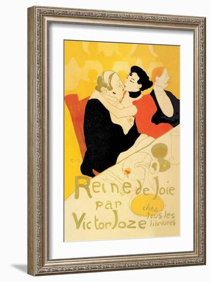 Reine de Joie-Henri de Toulouse-Lautrec-Framed Art Print