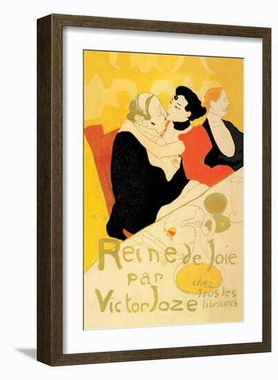 Reine de Joie-Henri de Toulouse-Lautrec-Framed Art Print