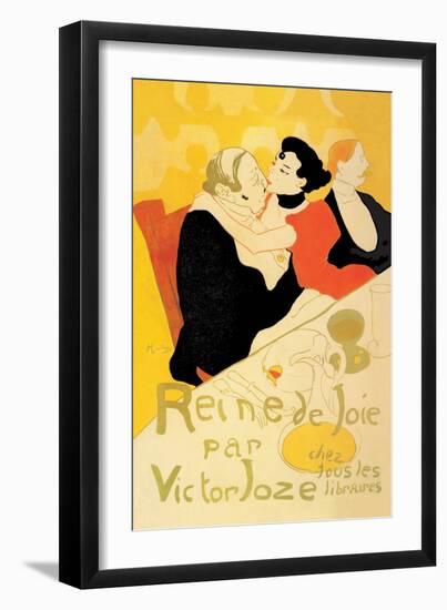Reine de Joie-Henri de Toulouse-Lautrec-Framed Art Print
