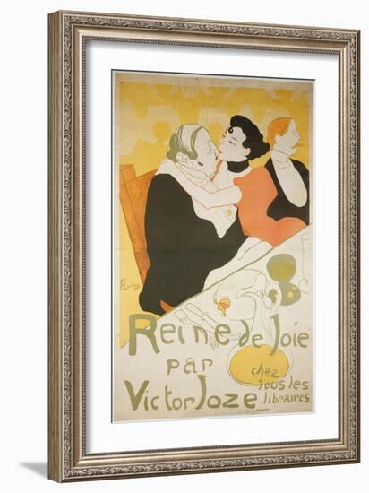 Reine De Joie-Henri de Toulouse-Lautrec-Framed Giclee Print