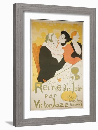 Reine De Joie-Henri de Toulouse-Lautrec-Framed Giclee Print