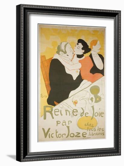 Reine De Joie-Henri de Toulouse-Lautrec-Framed Giclee Print