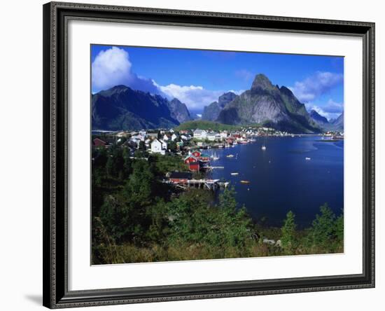 Reine Town, Moskenesoy, Lofoten, Norway-Gavin Hellier-Framed Photographic Print
