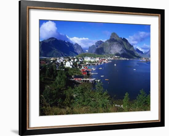 Reine Town, Moskenesoy, Lofoten, Norway-Gavin Hellier-Framed Photographic Print