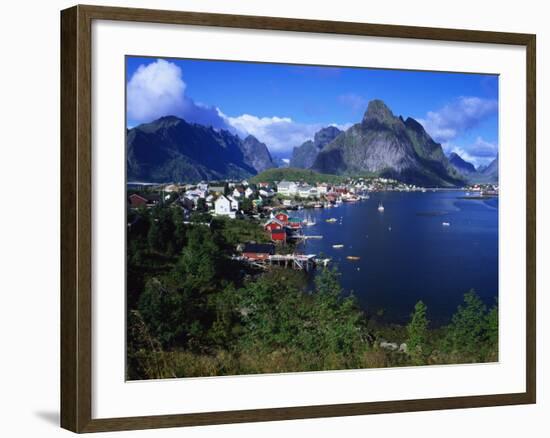 Reine Town, Moskenesoy, Lofoten, Norway-Gavin Hellier-Framed Photographic Print