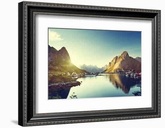 Reine Village, Lofoten Islands, Norway-Iakov Kalinin-Framed Photographic Print