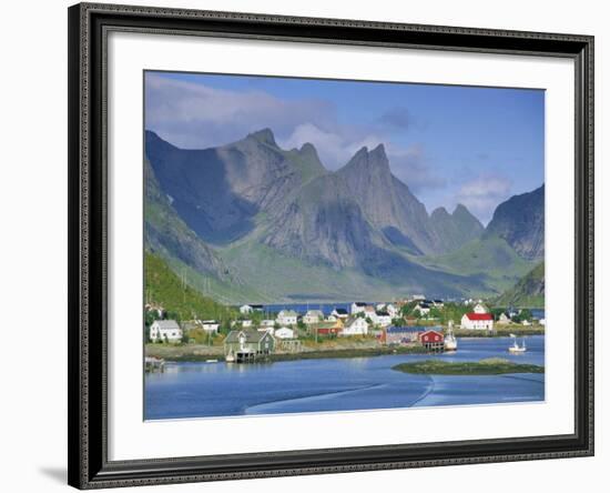 Reine Village of Moskenesoya, Lofoten Islands, Nordland, Norway, Scandinavia, Europe-Gavin Hellier-Framed Photographic Print