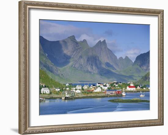 Reine Village of Moskenesoya, Lofoten Islands, Nordland, Norway, Scandinavia, Europe-Gavin Hellier-Framed Photographic Print