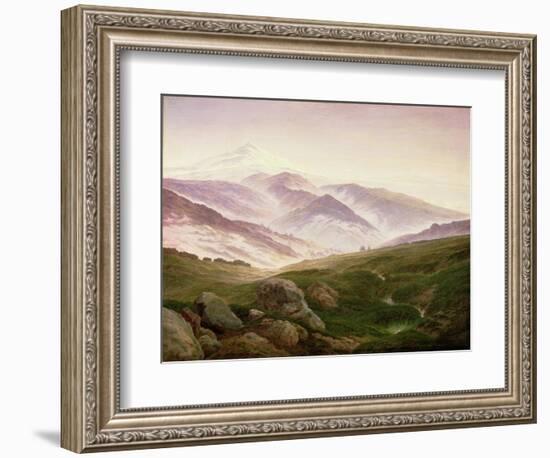 Reisenberg, the Mountains of the Giants, 1839-Caspar David Friedrich-Framed Giclee Print